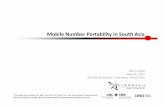 Mobile Number Portability in South Asia...Methodology Data collection •Extensive literature review •Semi-structured interviews – Pakistan, India and Maldives •LIRNEasia’s