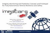 Integrity Monitoring and Prediction Concept and Prototype ... · European Space Agency, Paris France ... Integrity Monitoring and Prediction Concept and Prototype for Fully Autonomous