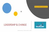 LEADERSHIP & CHANGE · 2019-09-22 · leadership & change the global challenge of leaders s1 competitive leaders strategies s2 becoming a leader s3 change management s4 –s5 governance