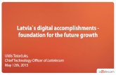 PowerPoint Presentation · Uldis Tatar¿uks, Chief Technology Officer of Lattelecom May 12th, 2015 lau.elecom . Lattelecom - the leading electronic services provider in Latvia Ownership: