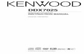 DDX7025 (Revised) - KENWOODmanual.kenwood.com/files/B64-2838-00.pdfproblem, consult your Kenwood dealer. Screen brightness during low temperatures When the temperature of the unit