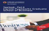 Yearbook - Part 8 Harold Pupkewitz Graduate School of Business · 2020-01-13 · Harold Ppkewit Gradate School of Bsiness - Yearbook 2020 [ ii ] NOTE. The . Yearbook for the Harold