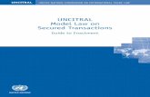 UNCITRAL Model Law on Secured Transactions · The designations employed and the presentation of material in this publication do ... negotiable instrument..... 125 C. Rights to payment