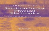Semiconductor Physical Electronics · 2019-07-19 · vi Preface materials are presented. Part II (Chapters 10–16) deals with the basic device physics, device structures, operation