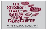 MSAN Student Conference Host Districts · 2019-10-22 · 2019 MSAN STUDENT CONFERENCE 1 Hello All, Welcome to the 2019 MSAN Student Conference! We are extremely excited to be the