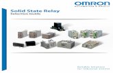 Solid State Relay - Omron...Selection Table Specifications G3RV G3TA G3R(D) G3F(D) Features • Same footprint as G2RV • 6.2mm width • LED indicator • Push-in terminal is available