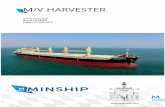 M/V HARVESTER · singledecker bulk carrier dwat 37,599 mts  m/v harvester