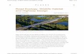 Road Ecology: Wildlife Habitat and Highway Design 2011.pdf · LAURA TEPPER SEPTEMBER 2011 Road Ecology: Wildlife Habitat and Highway Design The Loing Viaduct, France. [Photo courtesy
