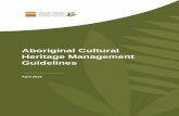 Aboriginal Cultural Heritage Management Guidelinesymac.org.au/wp-content/uploads/2013/07/YMAC-Heritage-Guidelines-Apr-15... · Heritage Agreements Agreements for heritage services