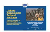 Linking Natural and Cultural Heritage - European Parliament ENV... · 2018-11-27 · Linking Natural and Cultural Heritage Activities under the EU Nature Action Plan focusing on Natura