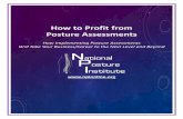 How to Profit from Posture Assessments National Posture Institute Page 6 of 16 Posture Assessment Guidelines