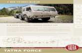 8 8 HMHD UNIVERSAL CARRIER, DOUBLE CAB - TATRA · TATRA TAKES YOU FURTHER tatratrucks.com T 815–7T3RC1 8 ... Tool boxes, tools for maintenance and common repairs. Fire extinguisher,
