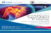 DEPARTMENT OF ANATOMY & SURGICAL ANATOMY MEDICAL … · 2018-03-08 · 2ndAthens Shoulder Course 1-3 / 02 / 2018 3-Day Course with Lectures, Cadaver Sessions, Live Surgeries National