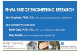 FHWA BRIDGE ENGINEERING RESEARCH · Bridge Engineering Research Turner-Fairbank Highway Research Center STRUCTURAL CONCRETE RESEARCH Ben Graybeal, Ph.D., P.E., FHWA, benjamin.graybeal@dot.gov,
