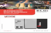 Premium Series Screw Air Compressors · Screw Air Compressors Life source of industries EG Premium Series CIN: L29 120TZ1960PL C000 351  90 - 160 kW / 125 - 200 HP