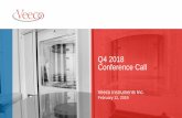 Q4 2018 Conference Call · P&L Highlights 9 Q4 Stock Price Decline Drove Non-Cash Goodwill Impairment Charge Amounts may not calculate precisely due to rounding. A reconciliation