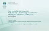 Key compliance issues on Anti-Money Laundering and Counter ... · Guideline on Anti-Money Laundering and Counter-Terrorist Financing (“the Guideline”) was published under section