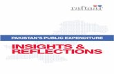 PAKISTAN’S PUBLIC EXPENDITURE INSIGHTS ......M any of Pakistan’s challenges stem from insufficient investments by the government in critical areas of the economy, mainly because