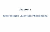 Chapter 1 Macroscopic Quantum Phenomena · 2019-07-23 · s e, d r-r-t-2019) Chap. 1 - 3 Milestones 1911 Discovery of superconductivity 1933 Meißner-Ochsenfeld effect 1935 London-Laue-theory