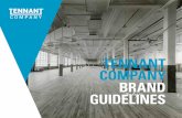 TENNANT COMPANY BRAND GUIDELINES - Nobles...Tennant Company is a recognized leader of the cleaning industry. We are passionate about developing innovative and sustainable solutions,
