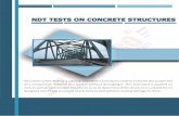 NDT TESTS ON CONCRETE STRUCTURES - Spectro · NDT TESTS ON CONCRETE STRUCTURES Non Destrucve Tesng is a group of analysis techniques used to evaluate the properes of a component,