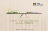 UPHOLDING VALUES - INSAGEbimb.irplc.com/investor-relations/sustainablility/pdf/BIMB - SR 2016.pdf · carries the theme uphOldiNg ValuES to reflect our organisation’s longstanding