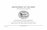 DEPARTMENT OF THE ARMY · department of the army fiscal year (fy) 2007 procurement of weapons and tracked combat vehicles program supplemental exhibit p-1 february 2007 appropriation: