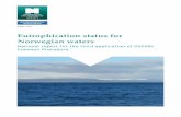 Eutrophication status for Norwegian 2016-12-07¢  Eutrophication status for Norwegian waters | M-589