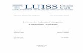 Environmental Performance Management in Multinational ... · challenges multinational corporations face in operating within different regulatory regimes and in handling a global supply