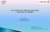An insight into effective emissions reduction on NRMMTAFEMotors).pdf · An insight into effective emissions reduction on NRMM ECT 2017 2nd November 2017 New Delhi, India Remesan C.