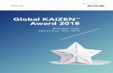 kaizen · KAIZEN™ Award The annual KAIZEN™ Awards, presented by Kaizen Institute Business Units, honor the best in KAIZEN™. The Global KAIZEN™ Award will be presented to an