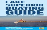 BOATING SAFETY TIPS SMALL CRAFT HARBOR INFORMATION … · prepared this booklet in response to the results of the study of Lake Superior recreational boaters conducted by the DNR