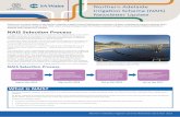 NAIS Selection Process - SA Water · In parallel to the NAIS selection process, SA Water sought information on broad acre demand to support Federal Government funding for the NAIS