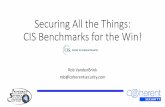 Securing All the Things: CIS Benchmarks for the Win!•IIS •NGINX •Virtualization ... •Use a benchmark for a similar platform to conduct your assessment or hardening exercise.