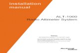 ALT-1000 Radio Altimeter System · 2017-05-23 · 1/2 July 18, 2012 TO: HOLDERS OF ROCKWELL COLLINS® ALT-1000 RADIO ALTIMETER SYSTEM INSTALLATION MANUAL (CPN 523-0806452) DESCRIPTION