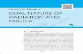 Chapter Eleven DUAL NATURE OF RADIATION AND MATTERncert.nic.in/textbook/pdf/leph203.pdfDual Nature of Radiation and Matter particles. They were found to travel with speeds ranging