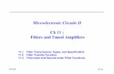 Microelectronic Circuits II Ch11 : Filters and Tuned Amplifierscontents.kocw.net/KOCW/document/2014/Chungnam/chahanju/... · 2016-09-09 · CNU EE 11.1-1 Microelectronic Circuits