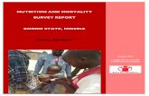 NUTRITION AND MORTALITY SURVEY REPORT BORNO STATE, … · Borno State is one of the thirty six states in the Federal Republic of Nigeria, and has an estimated population of 4.5 million