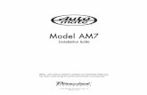 Model AM7 - directeddealers.com · © 2005 Directed Electronics—all rights reserved 5 installation points to remember IMPORTANT! This product is designed for fuel-injected, automatic