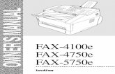 OWNER’S MANUAL FAX-5750e - Brother International · 2018-07-10 · n will help us notify you of enhancements to your product and special offers. ... To keep your machine performance