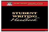 Print - Northern Highlands · booklet’s purpose is to give guidelines that will set a common standard for writing at Northern Highlands. Students: Whether you’re writing for Social