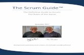 The Scrum Guide - Grow-Leanresources.grow-lean.com/ext/2017-Scrum-Guide-US.pdf · Scrum Theory Scrum is founded on empirical process control theory, or empiricism. Empiricism asserts