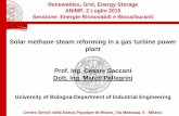 Solar methane steam reforming in a gas turbine power plant ...prodottieditoriali.animp.it/prodotti_editoriali/materiali/convegni/pdf/... · Gas turbine steam injection The injection
