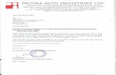 pritikaautoindustries.compritikaautoindustries.com/newspaper-notice-apr-2018.pdfPRITIKA AUTO INDUSTRIES LTD. (Formerly known as Shivkrupa Machineries and Engineering Services Limited)