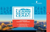 LEADERSHIP PLENARY ADDRESSES · 2019-07-24 · I finally decided to stop overthinking and just talk about a simple lesson I learned in medical school — something I have thought