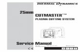 25mm CUTMASTER - Rapid Welding 25 Service Manual.pdf · CUTMASTER 25mm GENERAL INFORMATION 2 Manual 0-5081 • Do not cut or weld on containers that may have held combus-tibles. •