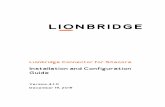 Installation and Configuration Guidedocs-archive.clay-tablet.net/Sitecore/Lionbridge... · Welcome to the Lionbridge Connector for Sitecore ("Connector"). This is Lionbridge’s connector