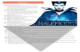Maleficent Discussion 3.12.15 · IHave"a"Plan"(Scene"12) "♥ Aurorawants&to&know&why&Maleficent&doesn’t&have&wings.&This&makes&Maleficent&feel& vulnerable.How&would&you&handle&a&situation&like&this?&