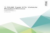 T-TEAR Task 573: Vehicle Roadworthiness · 2018-05-04 · T-TEAR Task 573 Vehicle Roadworthiness Atkins Task 573 Vehicle Road Worthiness - 1 - 28/04/16 - 5143487 Notice This document