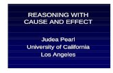 REASONING WITH CAUSE AND EFFECTkaoru/ijcai-slides.pdf · INPUT OUTPUT CAUSAL MODELS WHY THEY ARE NEEDED. GENETIC MODELS (S. WRIGHT, 1920) U (Court order) D (Death) ... Policy analysis